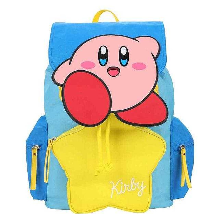 Styles BioWorld Backpacks | Kirby Blue Rucksack Laptop Backpack