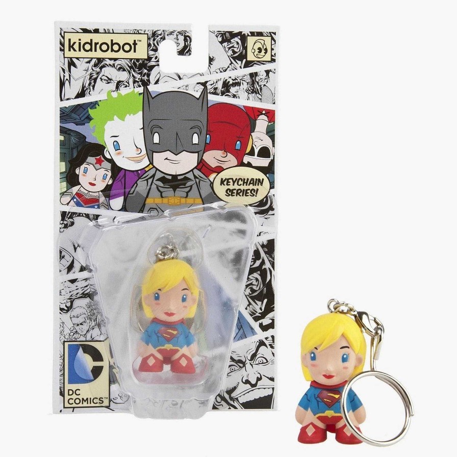 Styles NECA Keychains & Lanyards | Kidrobot X Dc Universe Super Girl 1.5" Keychain