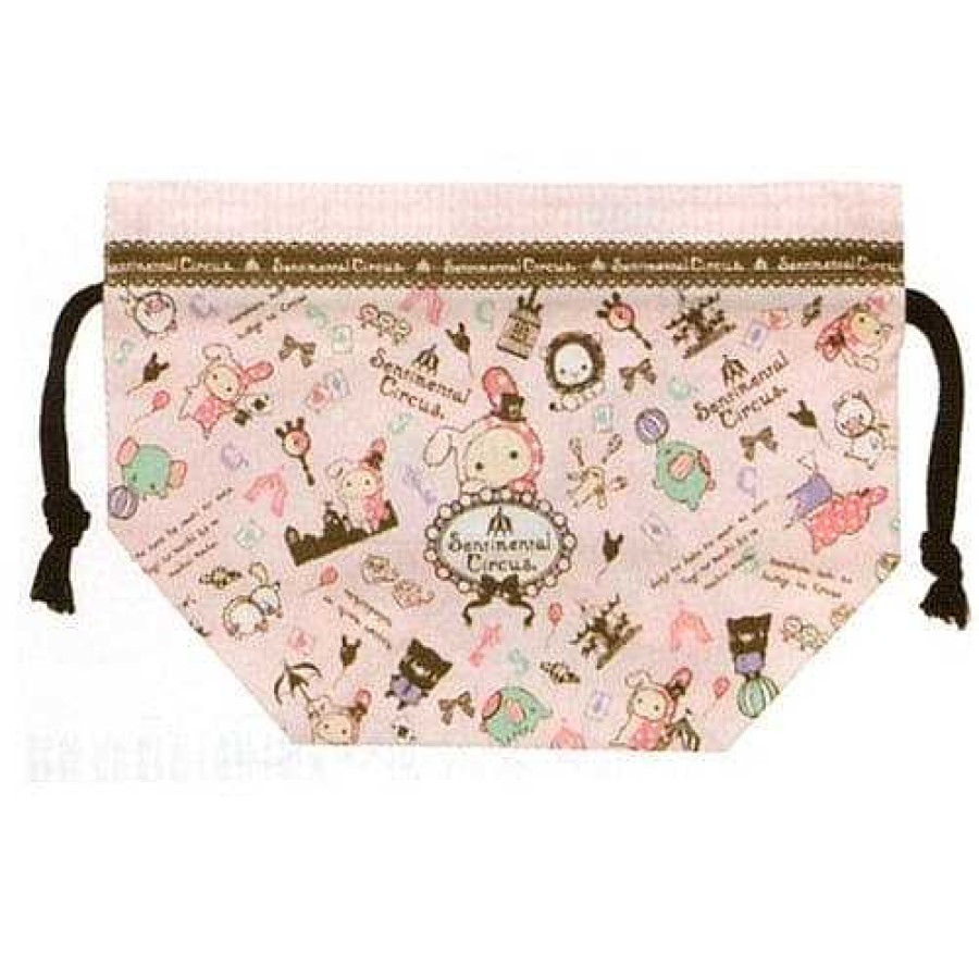 Homegoods Kawaii Import | San-X Sentimental Circus Drawstring Bento Pouch