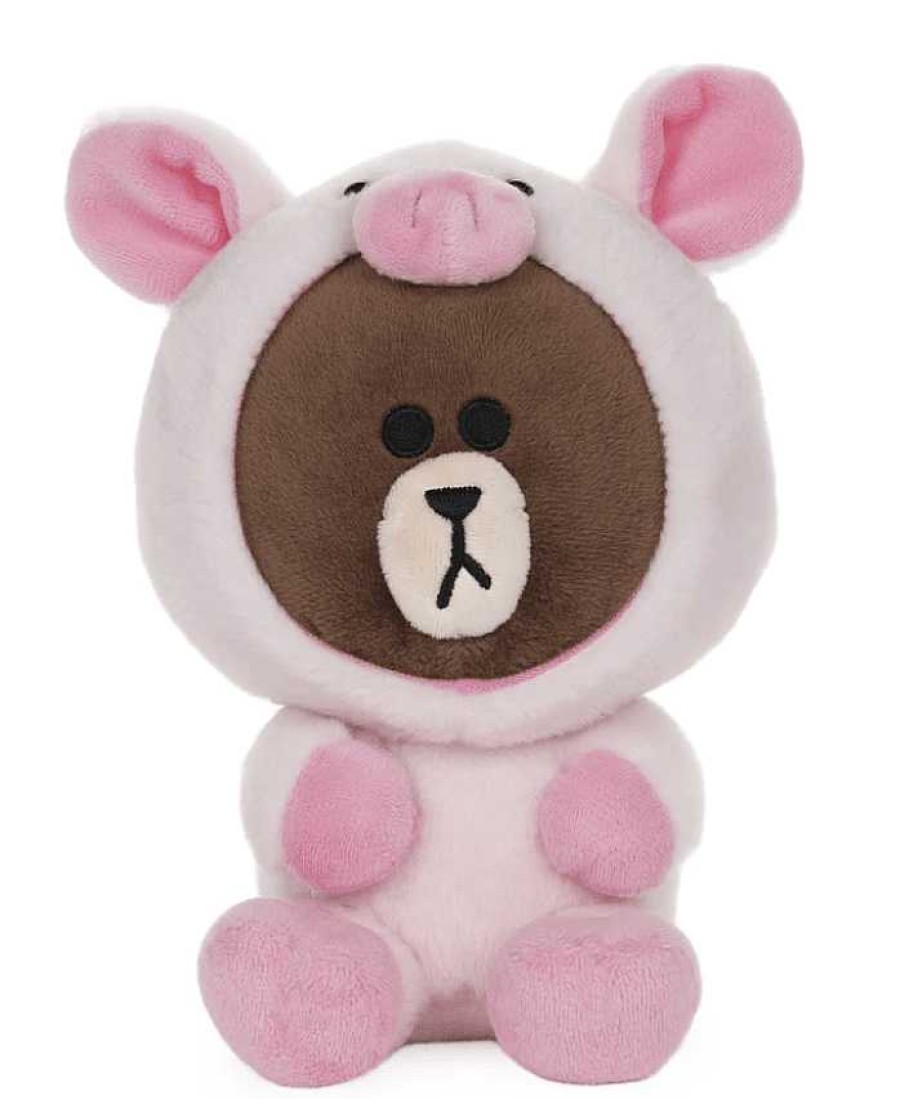 K-Pop Spin Master | Line Friends Piggy Brown 7" Plushie