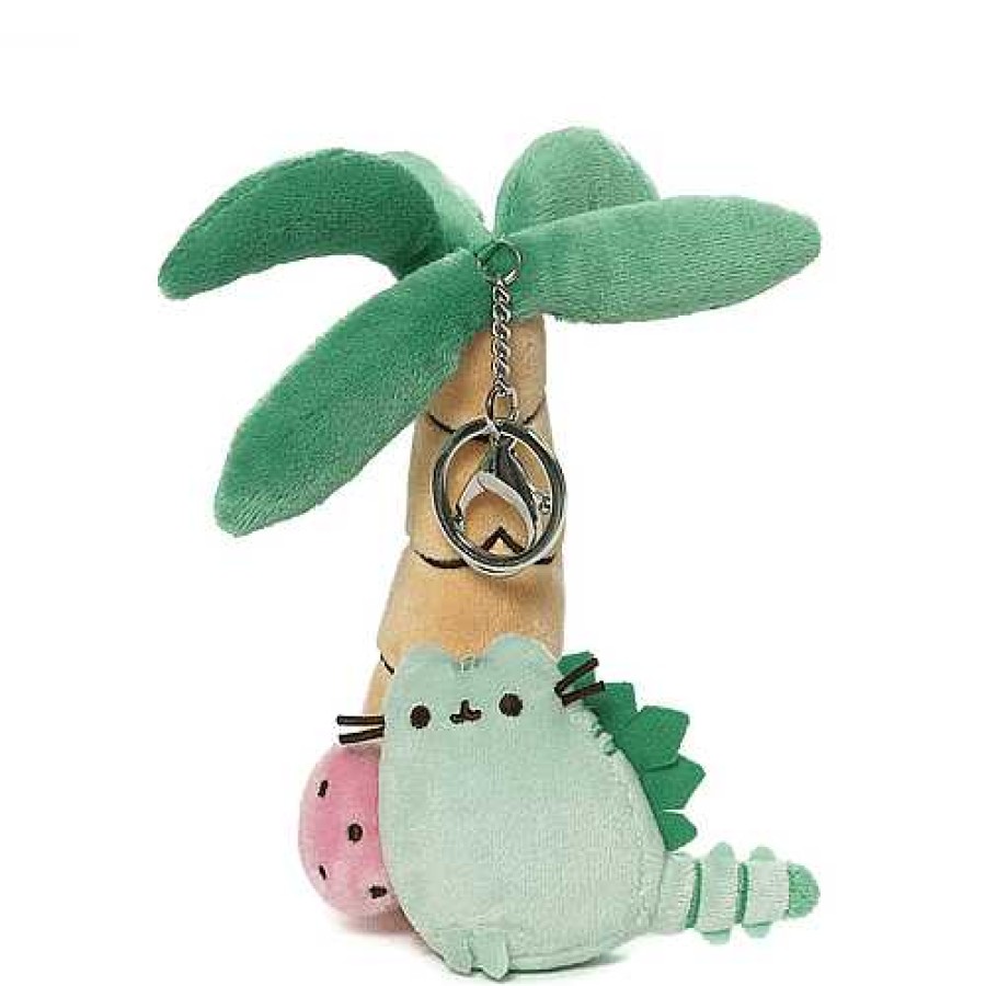 Styles Spin Master Bag Charms | Pusheenosaurus And Palm Tree Deluxe Keychain