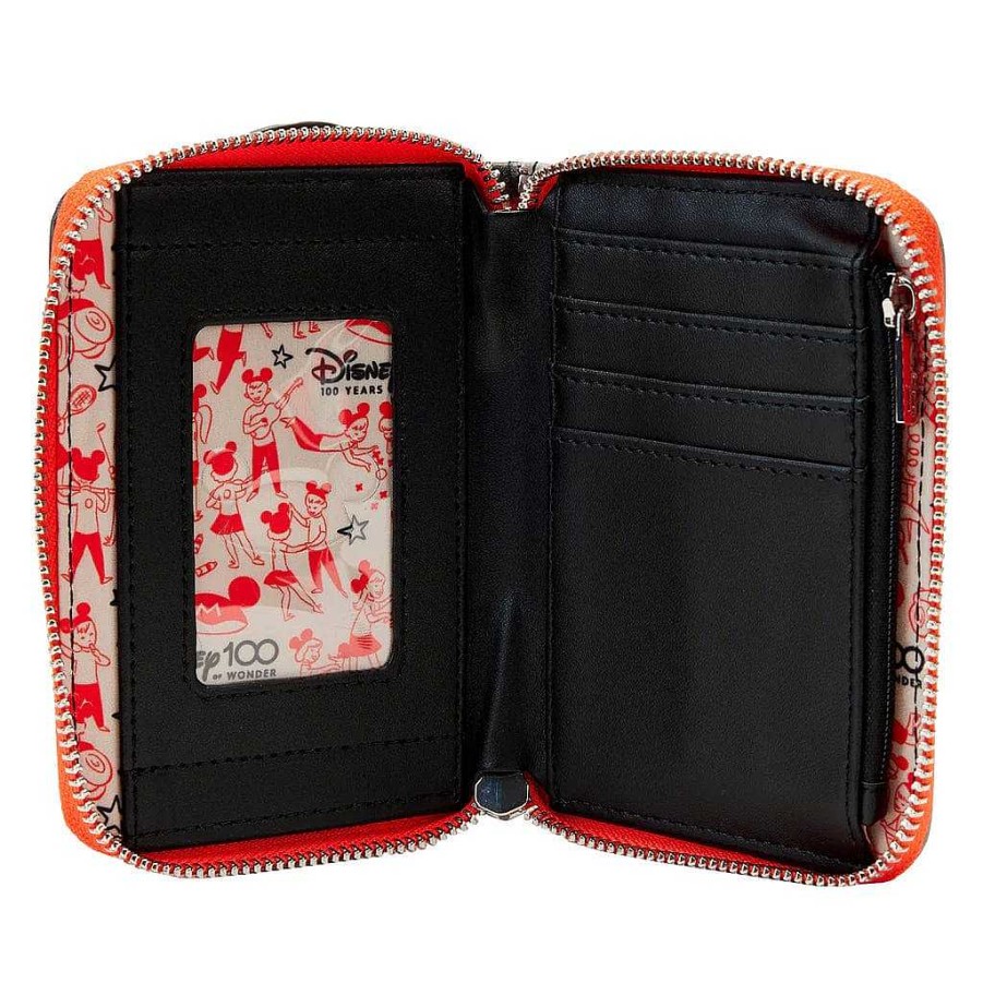 Styles Loungefly | Loungefly Disney 100Th Mickey Mouse Club Zip Around Wallet