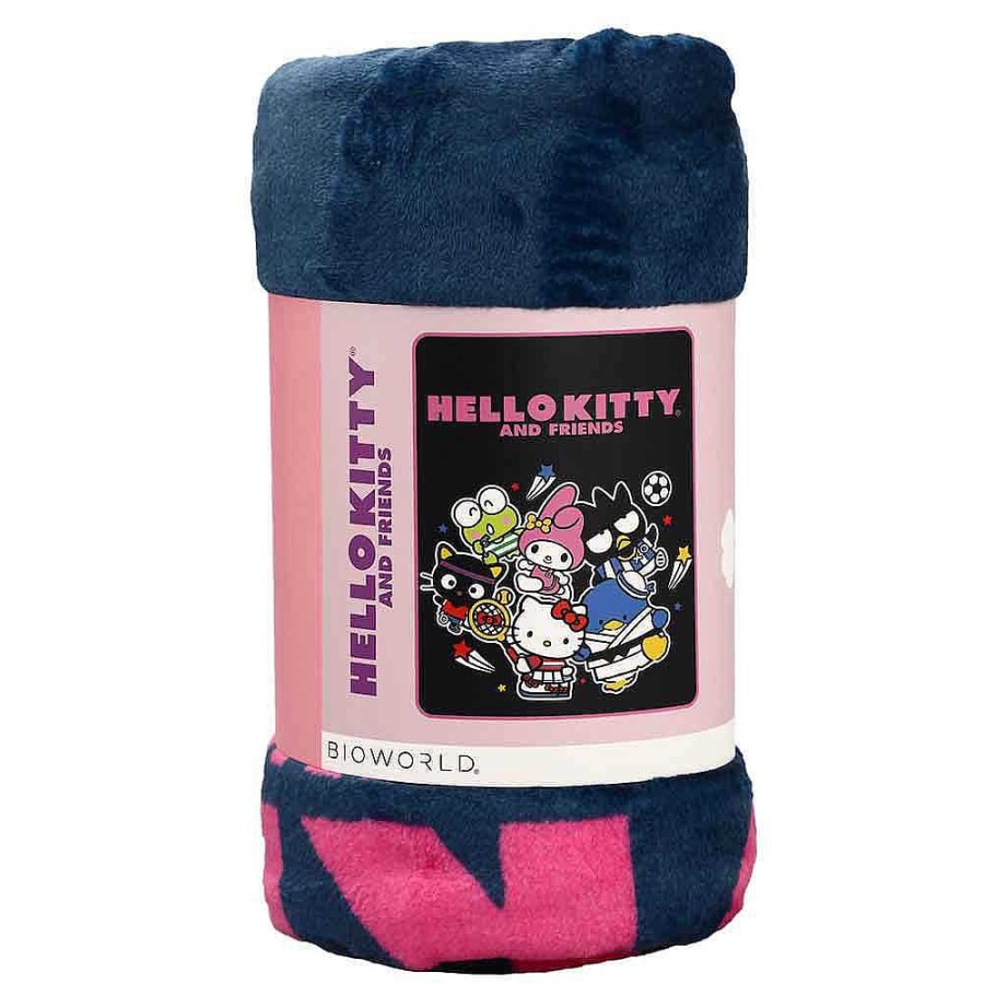 Homegoods BioWorld | Hello Kitty & Friends Gym Day Fleece Throw Blanket