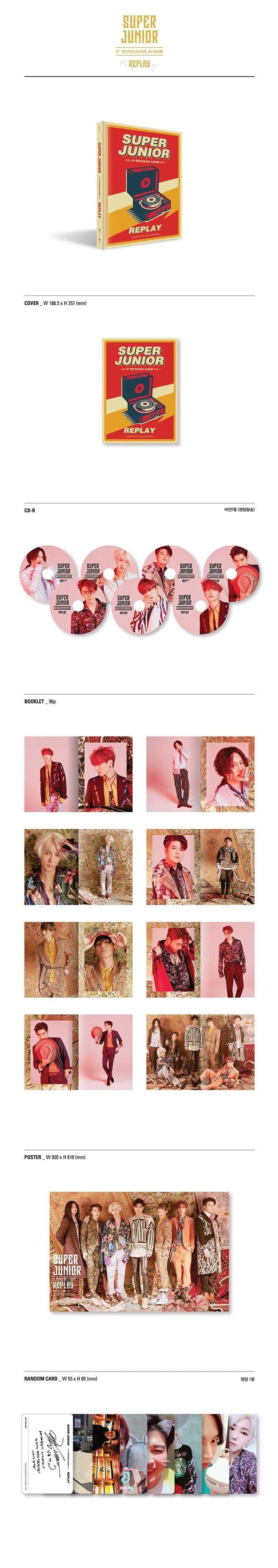 K-Pop Korea Pop Store | Super Junior - Vol.8 Repackage [Replay]