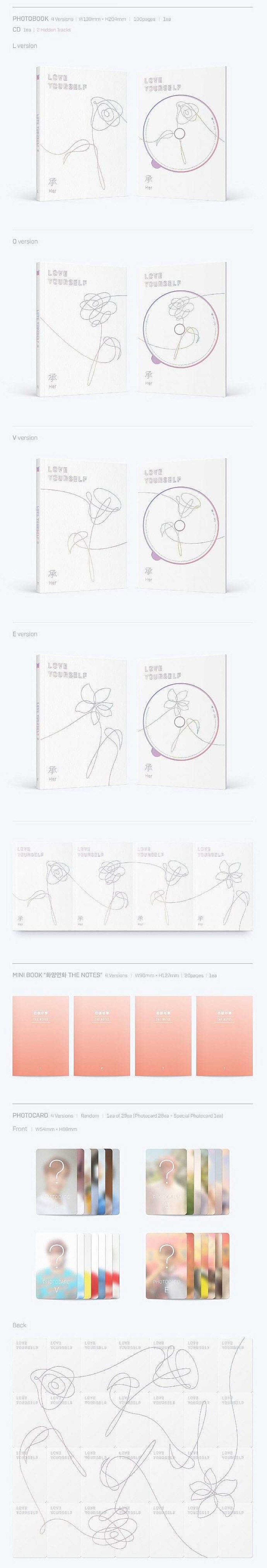 K-Pop Korea Pop Store | Bts - Love Yourself 'Her' (5Th Mini Album)