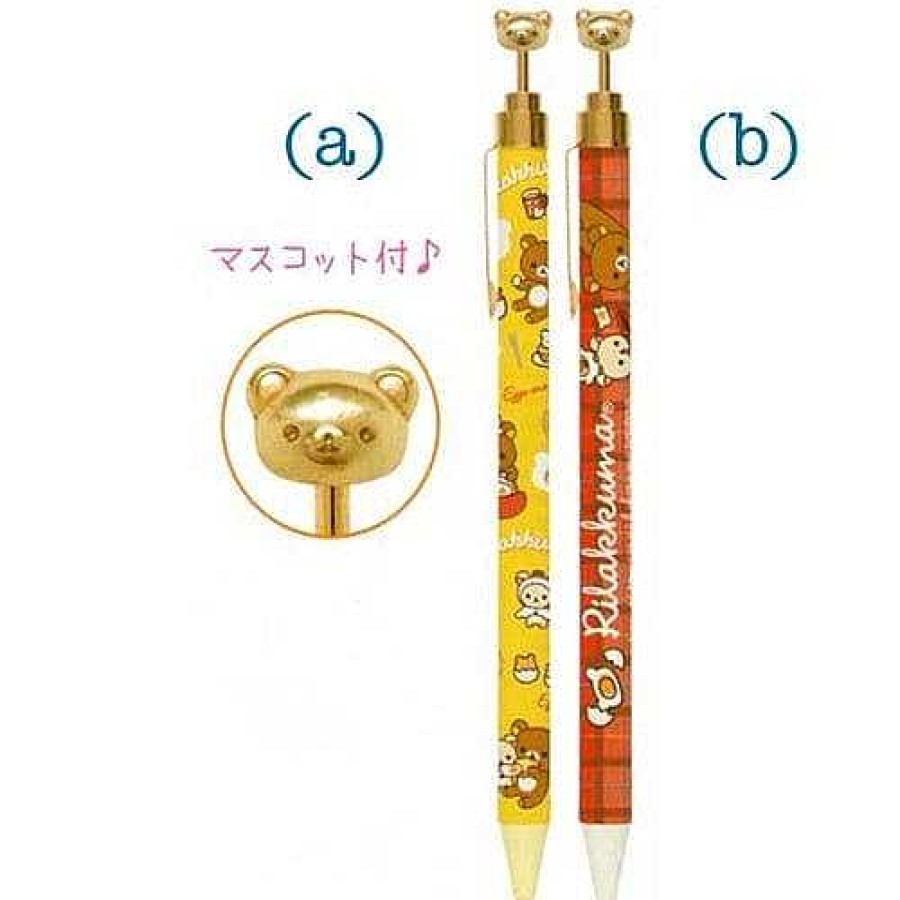 Stationery Kawaii Import Pencils | San-X Rilakkuma Egg Kitchen Mechanical Pencils With Mascots