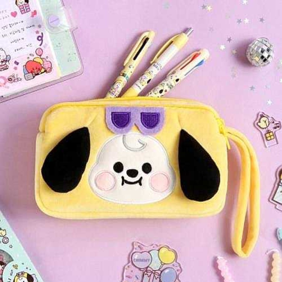 Styles BeeCrazee Pen Pouches | Bt21 Baby Plushy Pouches With Handy Straps