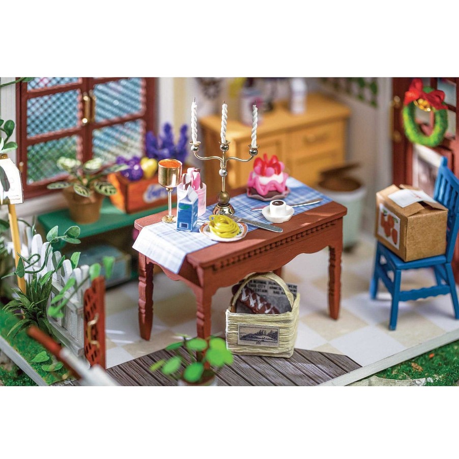 Homegoods Hands Craft | Charlie'S Dining Room, Diy Miniature Dollhouse Kit