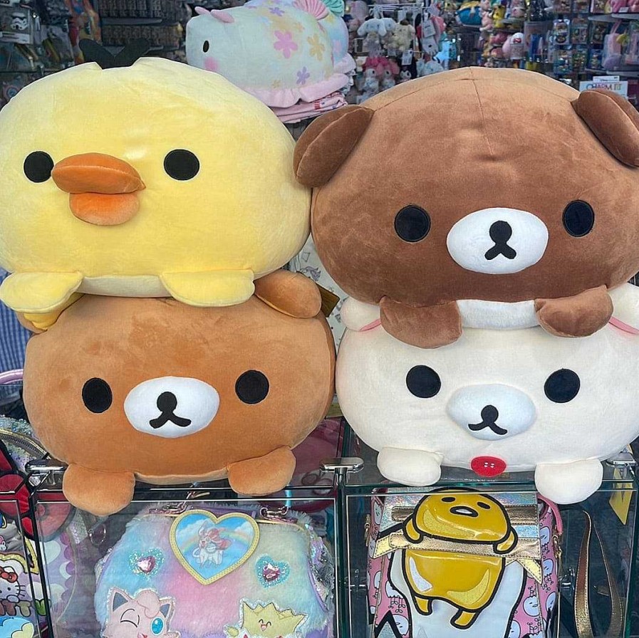 Plush Aliquantum | Rilakkuma 14" Large Mochi Plush Pillow