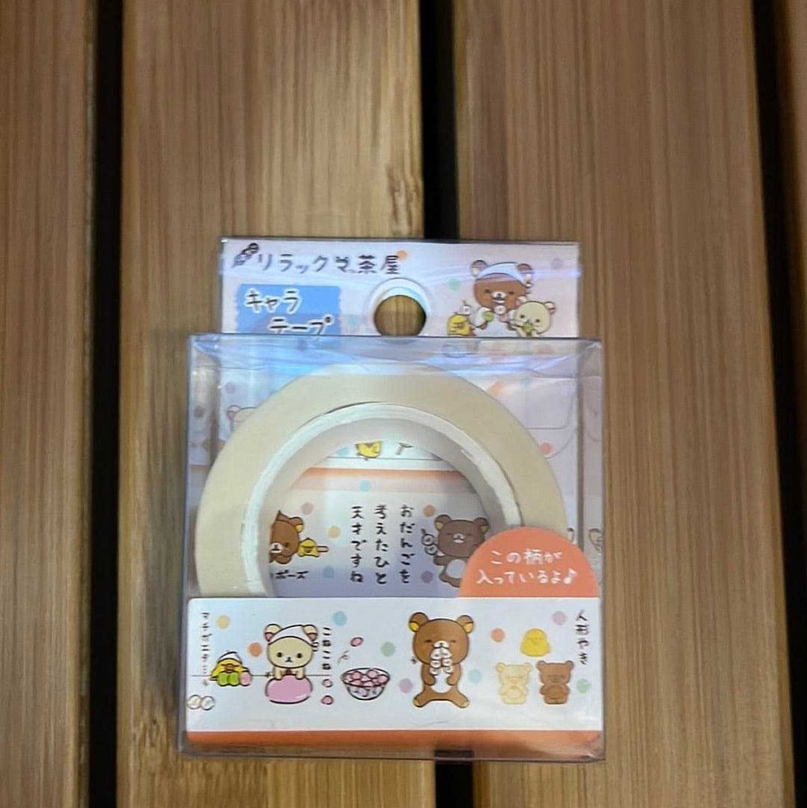 Stationery Kawaii Import San-X Stickers & Washi | Rilakkuma Relax Teahouse Washi Tape