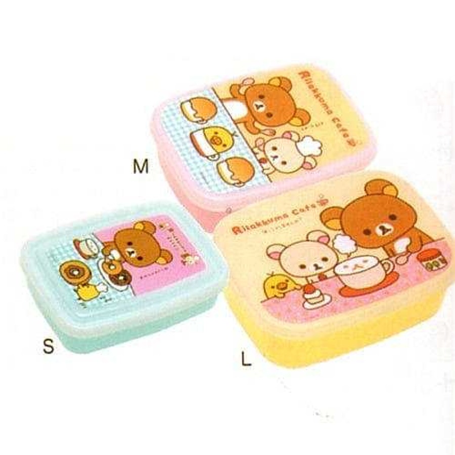 Homegoods Kawaii Import | San-X Relax Bear Rilakkuma 6-Piece Tupperware Set