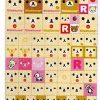 Stationery Kawaii Import San-X Stickers & Washi | San-X Rilakkuma Stickers With Gold Foil Accents: Little Bear Face