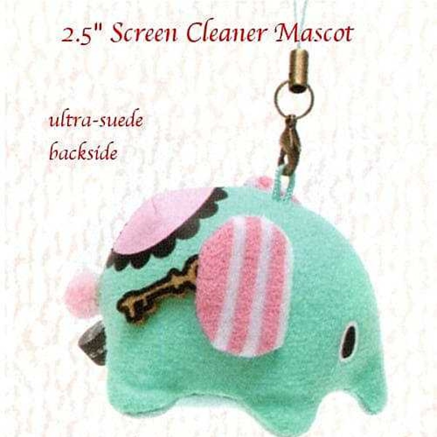 Plush Kawaii Import | San-X Sentimental Circus 2.5" Plushy Screen Cleaner: Mouton The Elephant