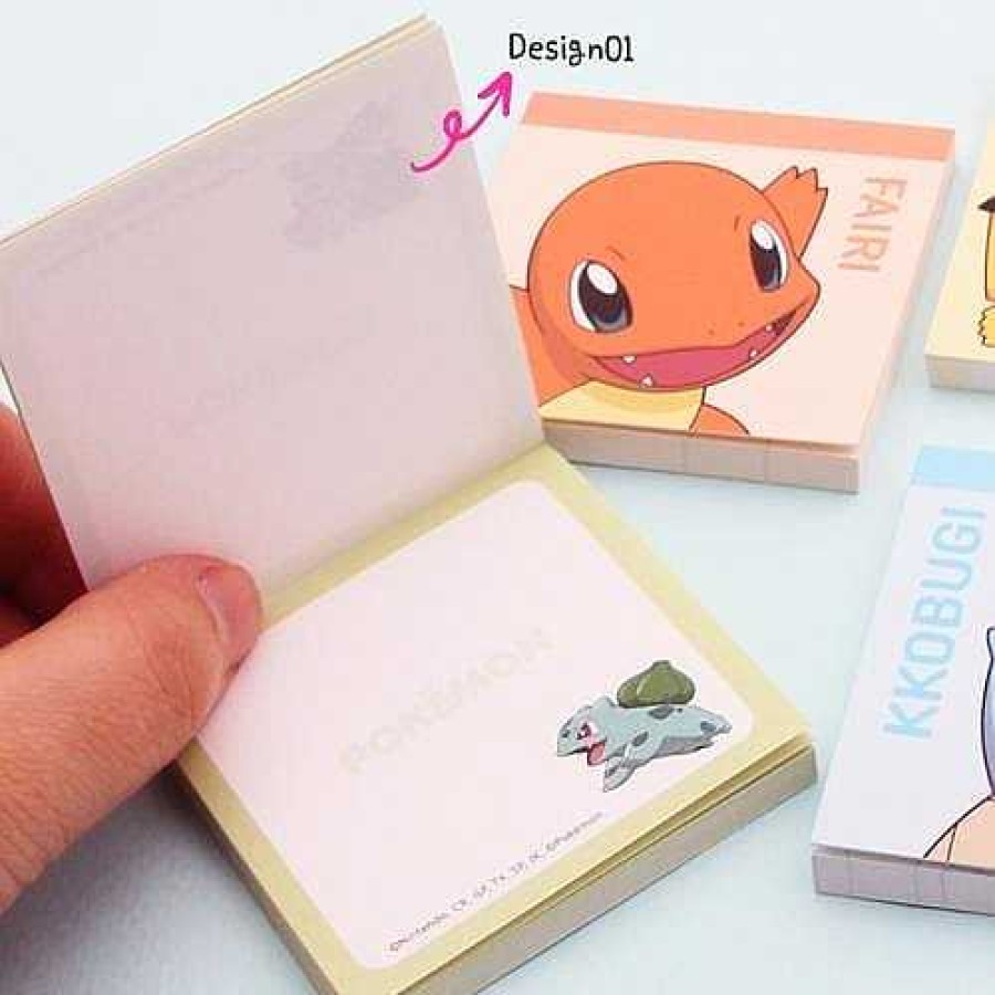 Stationery BeeCrazee Memos | Pokemon 4-Piece Small Memo Sets