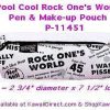 Styles Kawaii Import Pen Pouches | Pool Cool Rock One'S World Pen & Make-Up Pouch