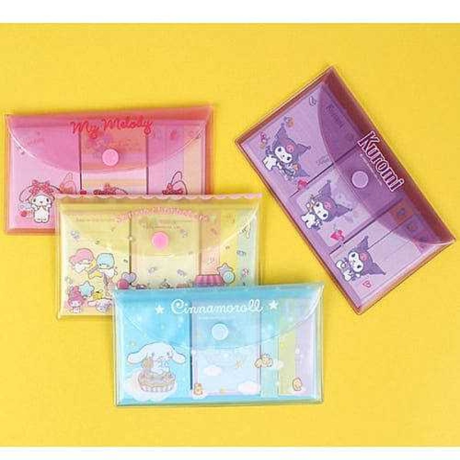 Stationery BeeCrazee Memos | Sanrio Friends Pocket Memo In A Small Pouch