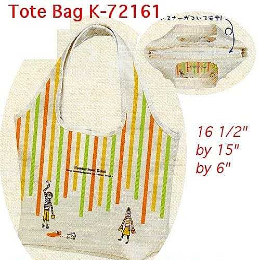 Styles Kawaii Import Totes | Kamio Romantique Soleil Tote Bag: Painting