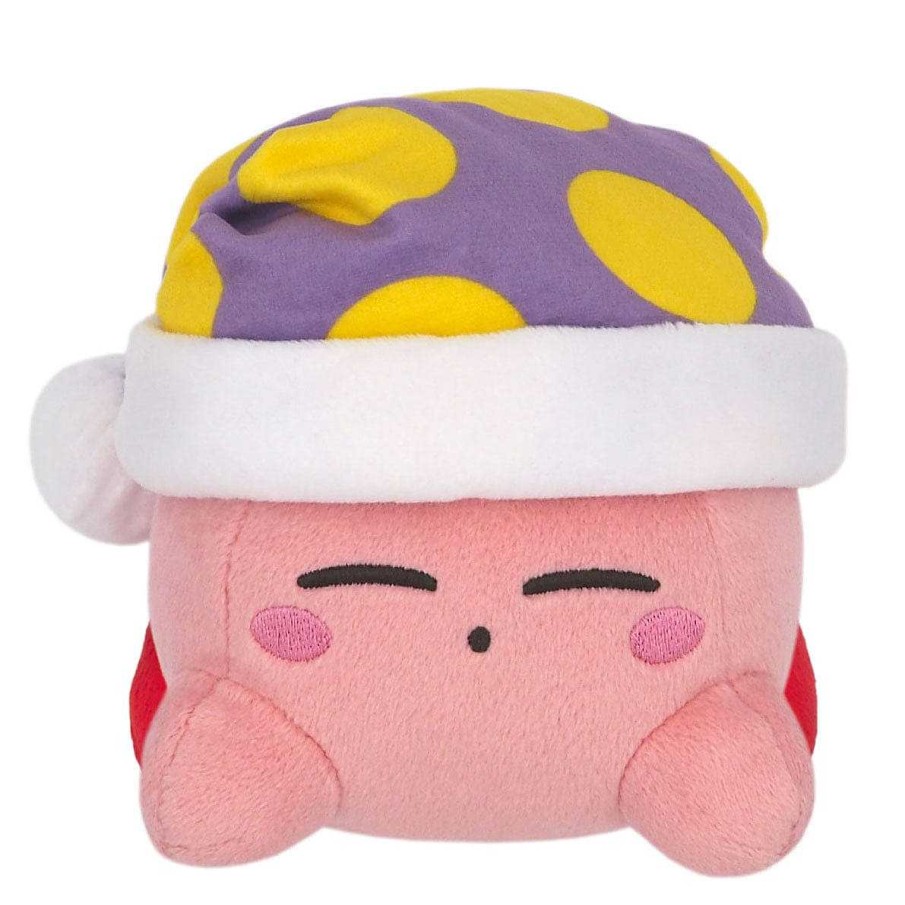 Plush JBK | Kirby'S Dream Land All Star Kirby Sleep With Hat 6" Plush