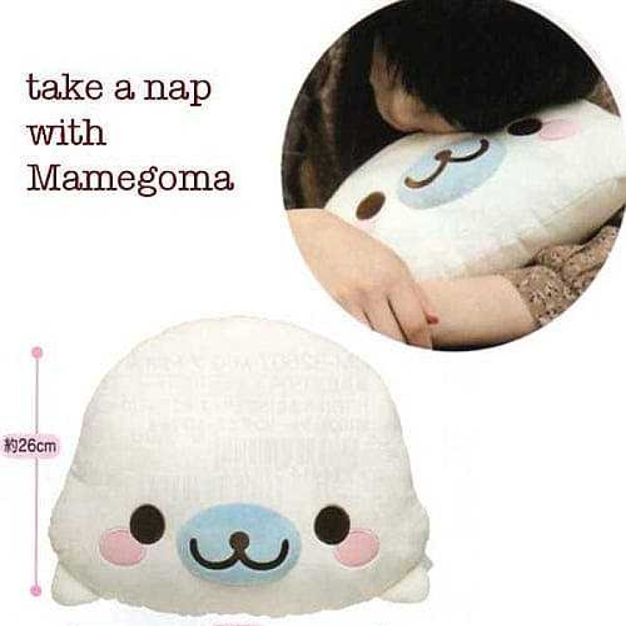 Plush Kawaii Import | San-X Mamegoma Cute 13" Face Plush Pillow