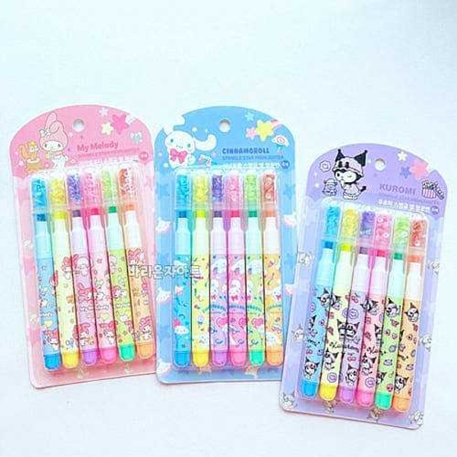 Stationery BeeCrazee | Sanrio Friends Star Highlighter Sets