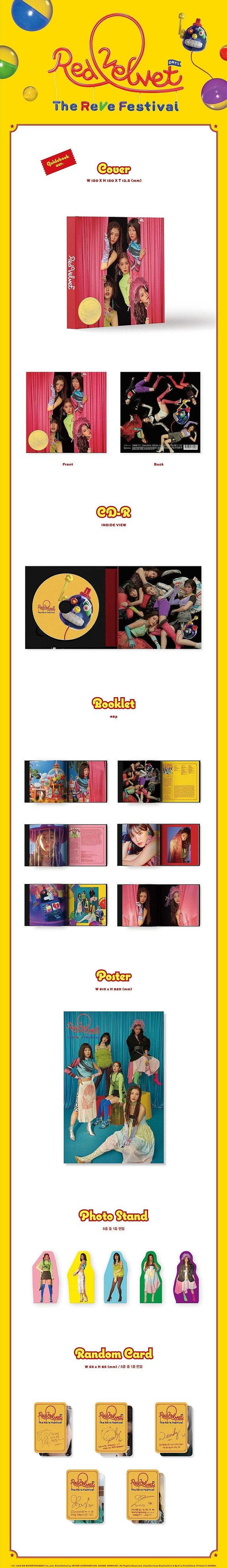 K-Pop Korea Pop Store | Red Velvet - 'The Reve Festival' Day 1 (Mini Album) Guide Book Version