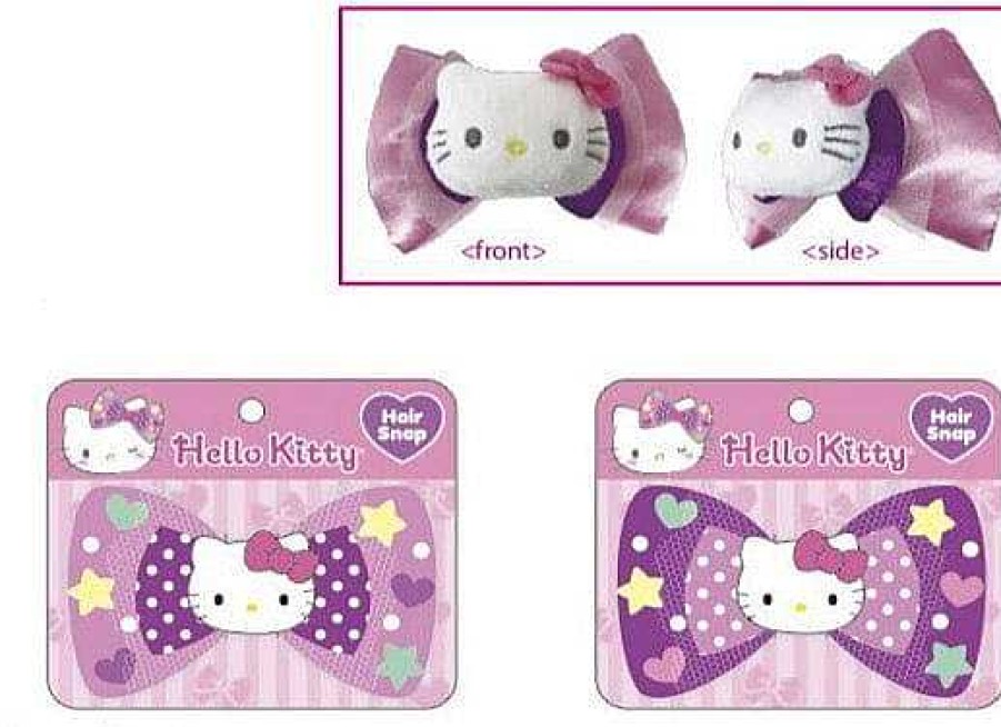 Styles Weactive Hair Accessories | Girly Ribbon Hello Kitty Big Ribbon Hair Pin