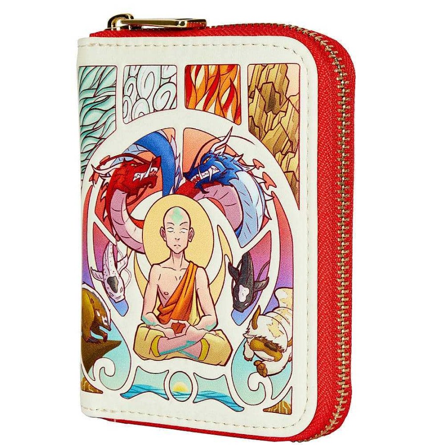 Styles Loungefly | Loungefly Avatar Aang Glow In The Dark Zip Around Wallet