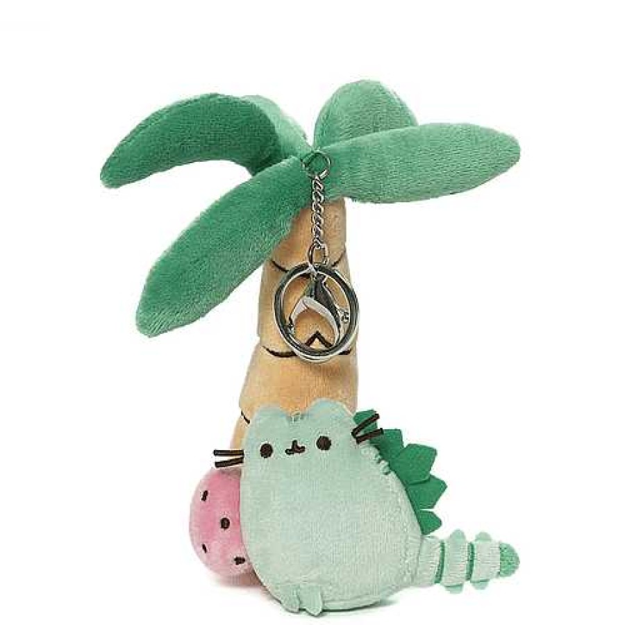 Styles Spin Master Keychains & Lanyards | Pusheenosaurus And Palm Tree Deluxe Keychain