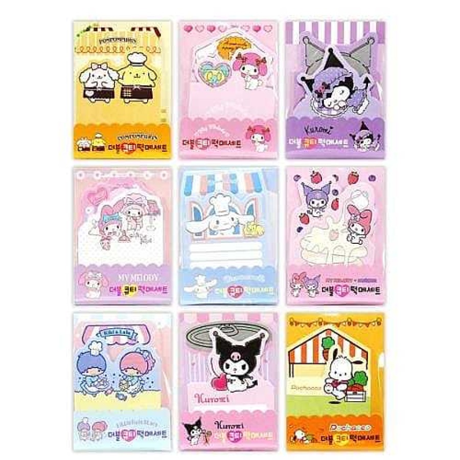 Stationery BeeCrazee Sticky Notes | Sanrio Friends Double Cutie Designs Sticky Notes