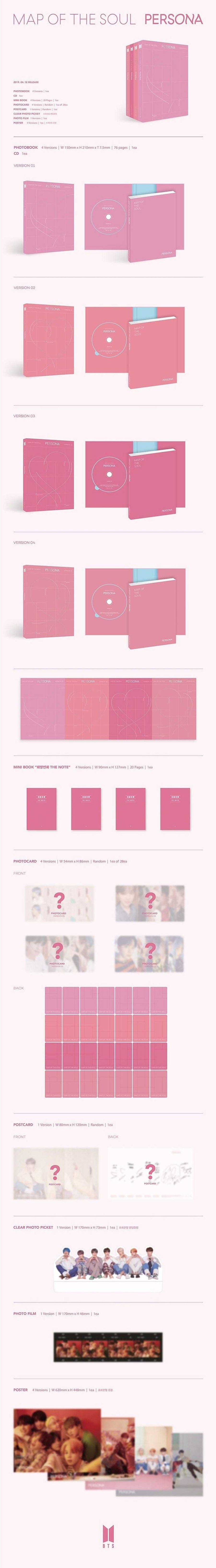 K-Pop Korea Pop Store | Bts - Map Of The Soul : Persona