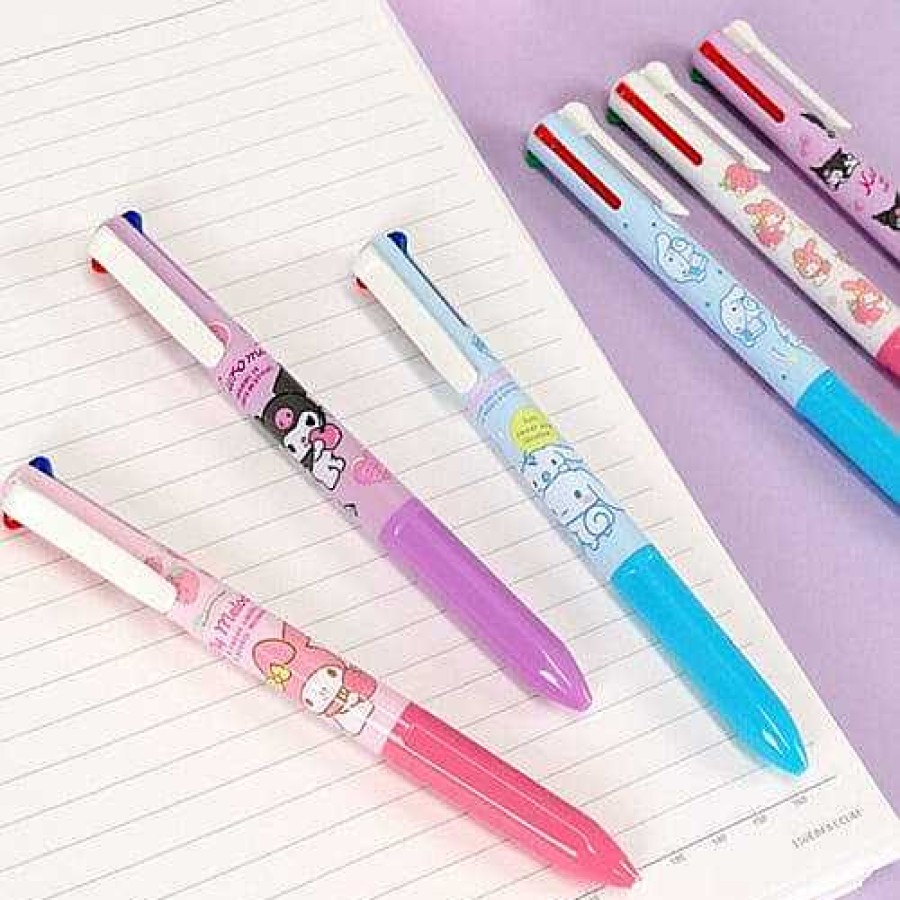 Stationery BeeCrazee Combo Writer | Sanrio Friends Surprise 4-Color Mechanical Pens