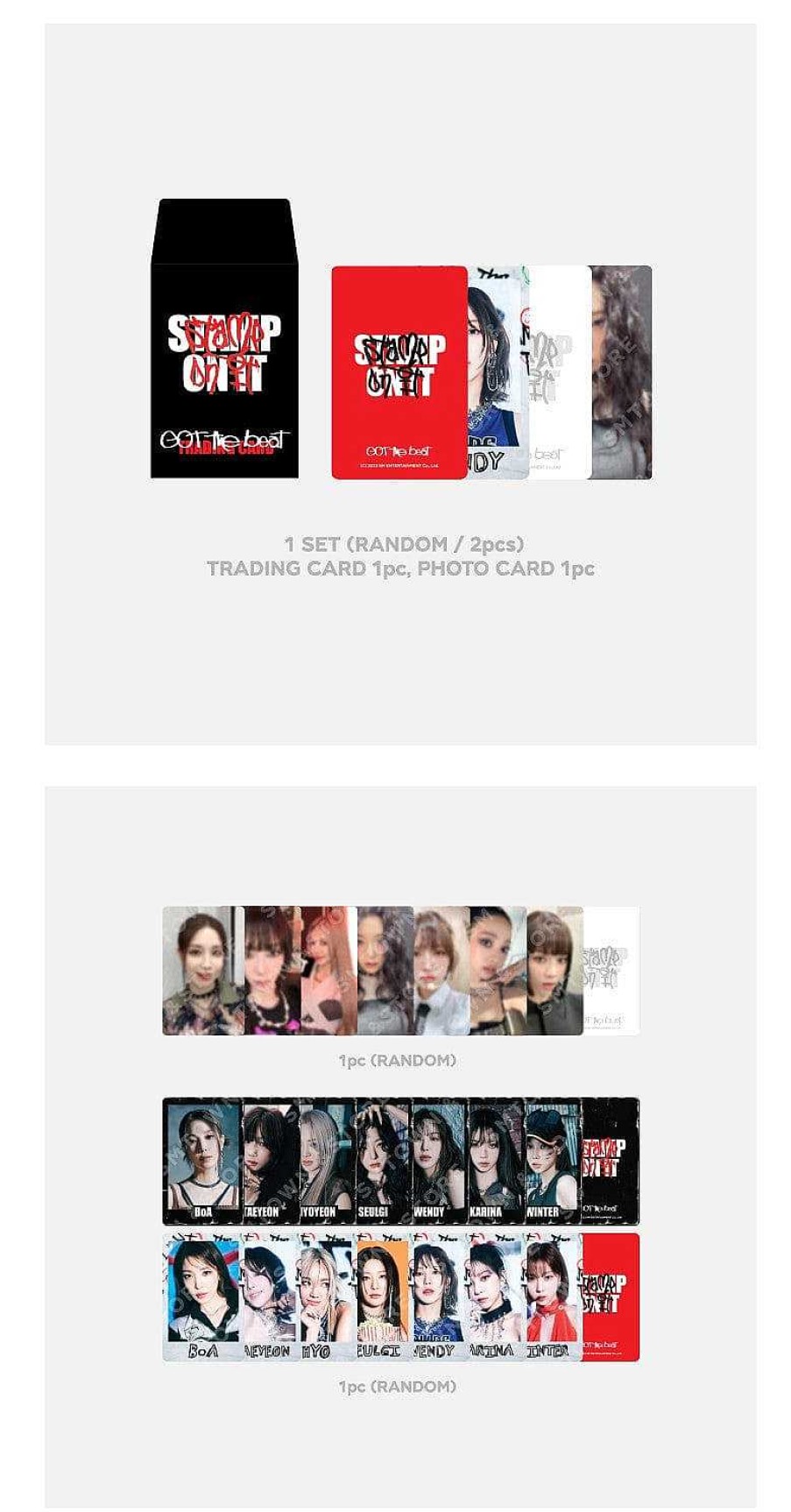 K-Pop Korea Pop Store | [Got The Beat] Random Trading Card Set - Stamp On It