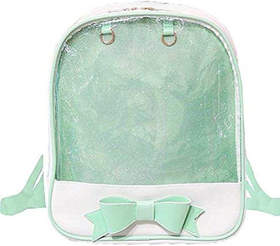 Styles Macaron Pins & Ita | Laced Up Ita Bag Backpack With Clear Window