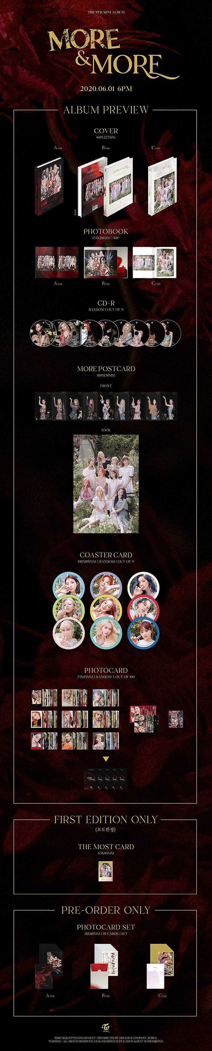 K-Pop Korea Pop Store | Twice - More & More (9Th Mini Album)