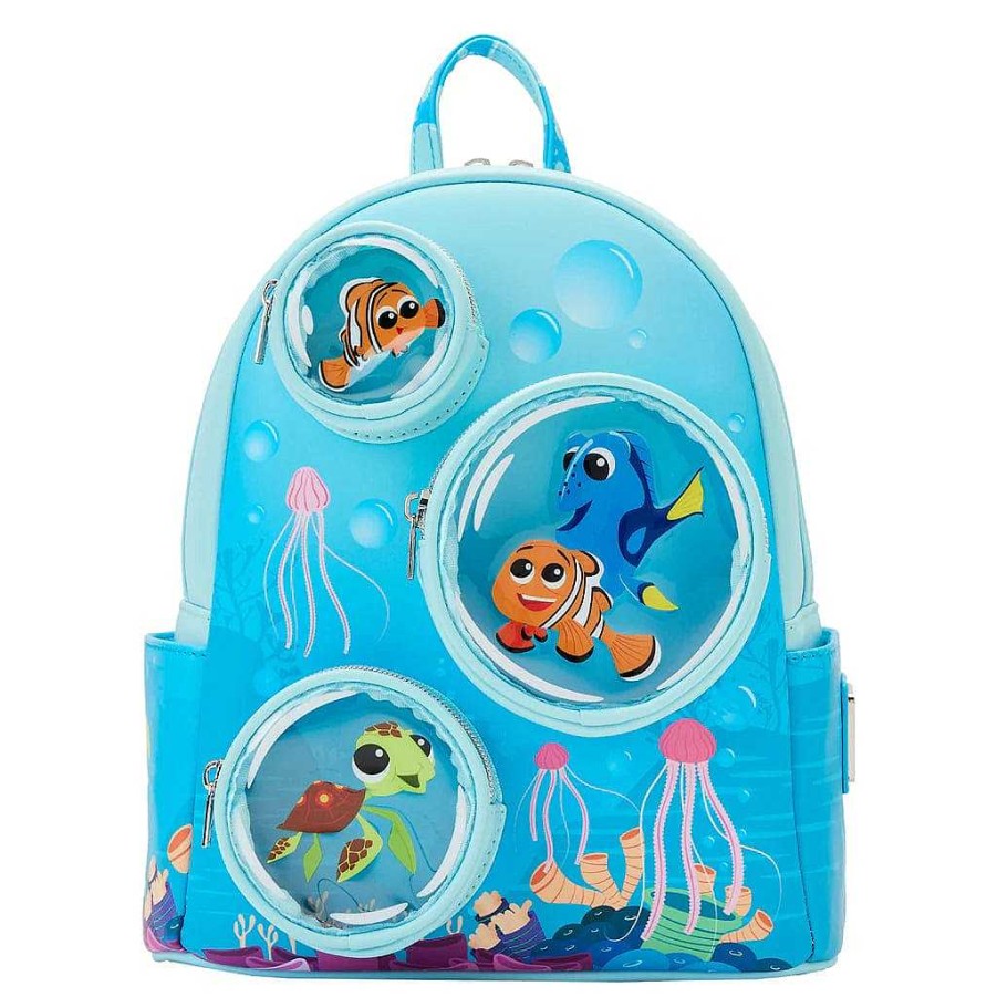 Styles Loungefly | Loungefly Finding Nemo 20Th Anniversary Bubble Pocket Mini Backpack