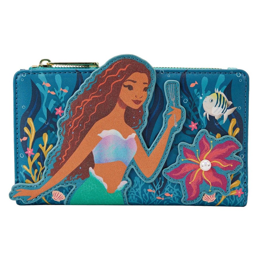 Styles Loungefly | Loungefly Disney The Little Mermaid Ariel Live Action Flap Wallet