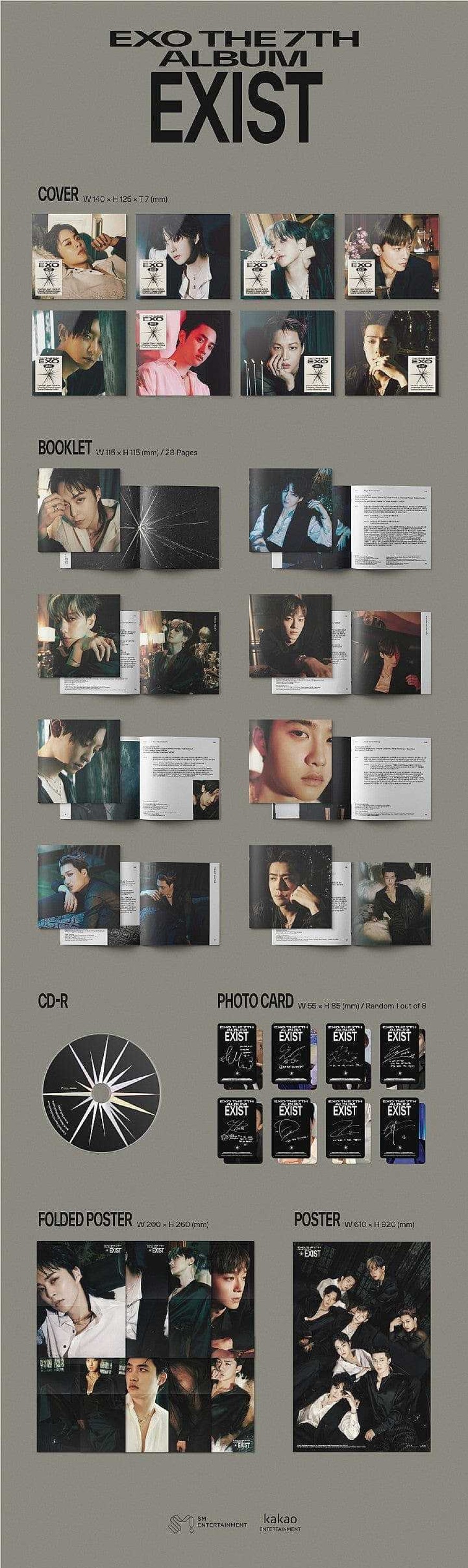 K-Pop Korea Pop Store | Exo - Vol. 7 [Exist] Digipack Ver.