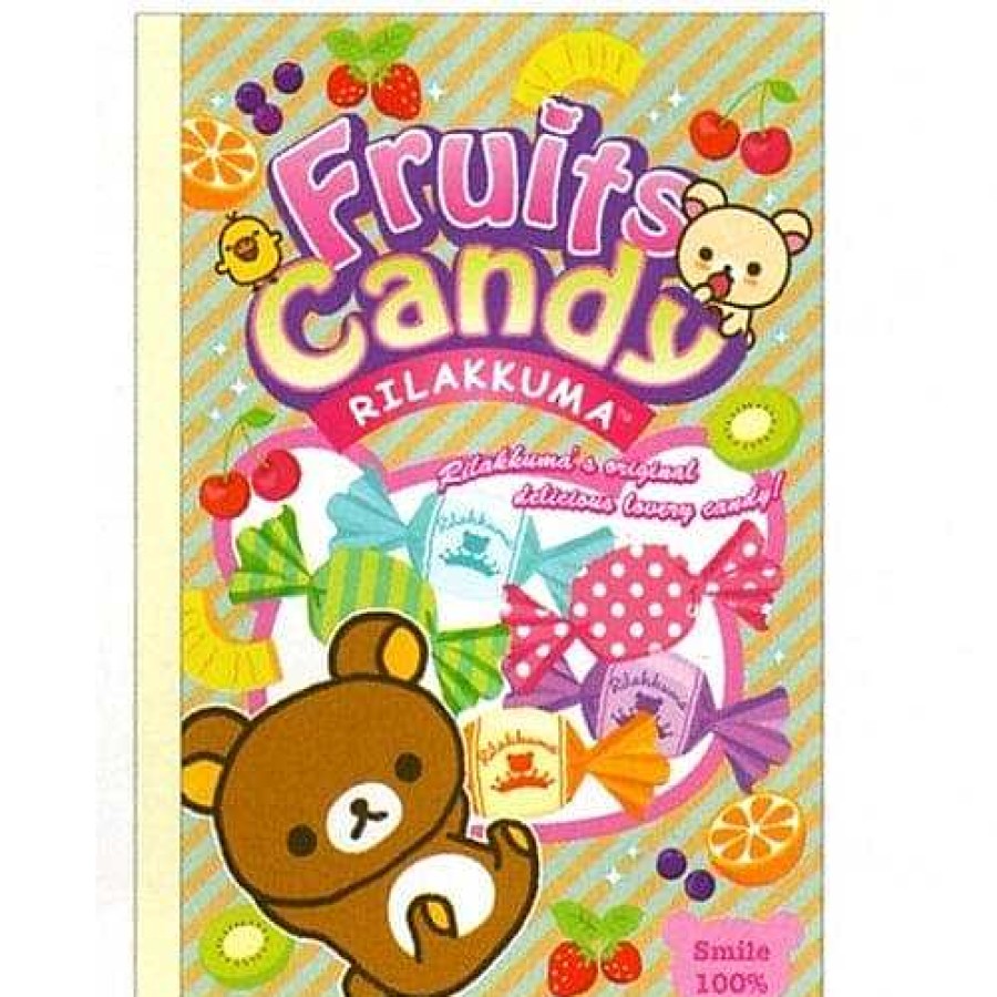 Stationery Kawaii Import Lined Notebooks | San-X Rilakku Market Rilakkuma Fruits Candy B5 Lined Notebook