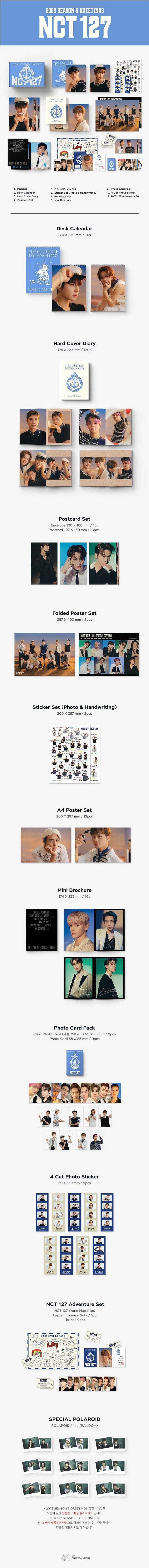 K-Pop Korea Pop Store | [Nct 127] 2023 Season'S Greetings