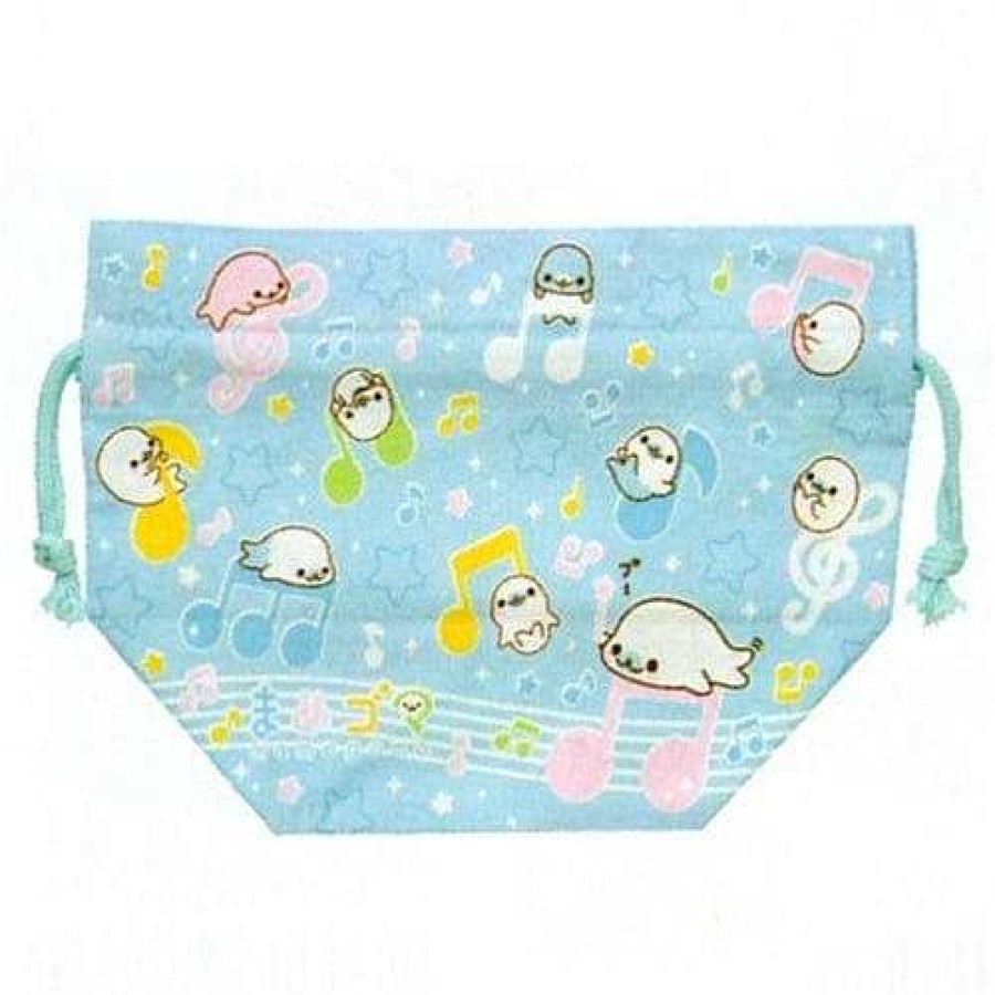 Homegoods Kawaii Import | San-X Mamegoma Little Seals Bento Box Pouch