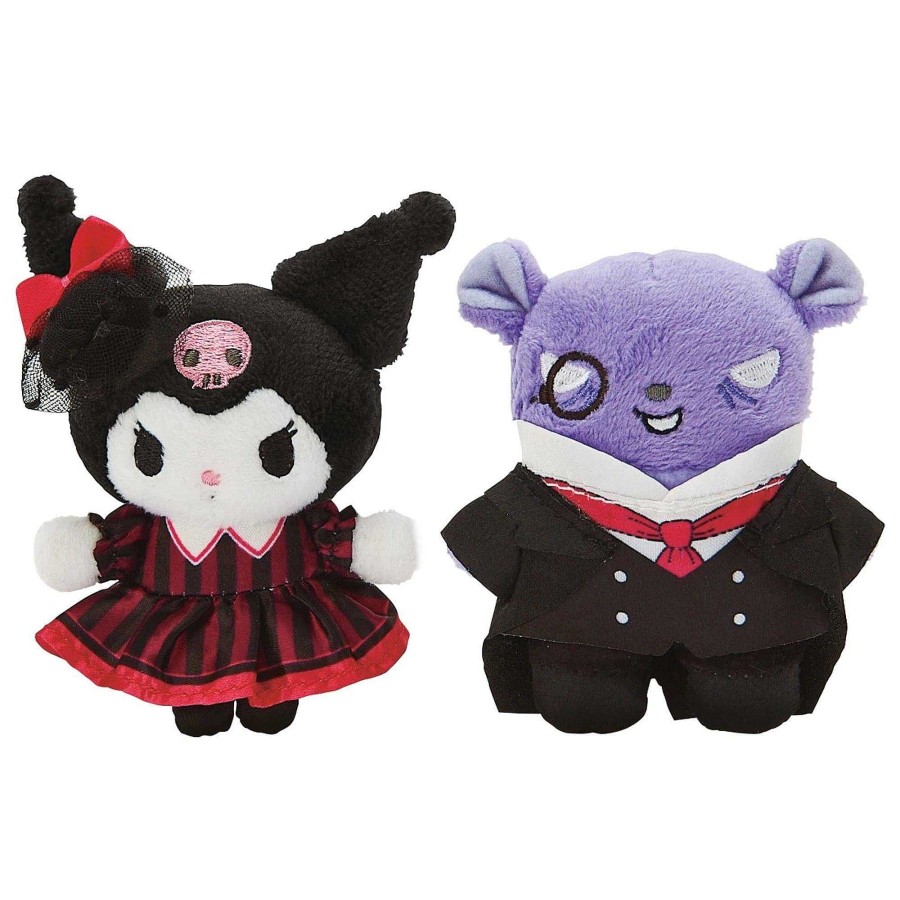 Plush Enesco | Sanrio Ojo Kuromi Princess & Baku Mascot Brooch Set