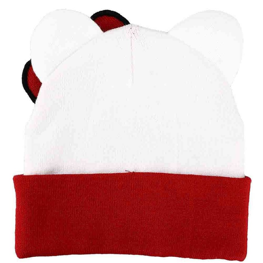 Styles BioWorld Sanrio Apparel | Hello Kitty Face Embroidered Cuff Beanie Hat