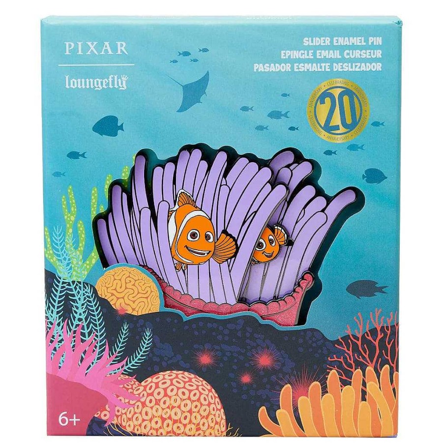 Styles Loungefly | Loungefly Finding Nemo 20Th Anniversary Sliding Pin