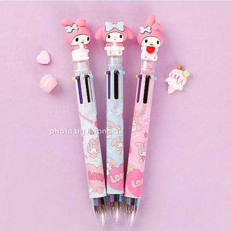 Stationery BeeCrazee Combo Writer | My Melody Mascot 6-Color Mechanical Pens