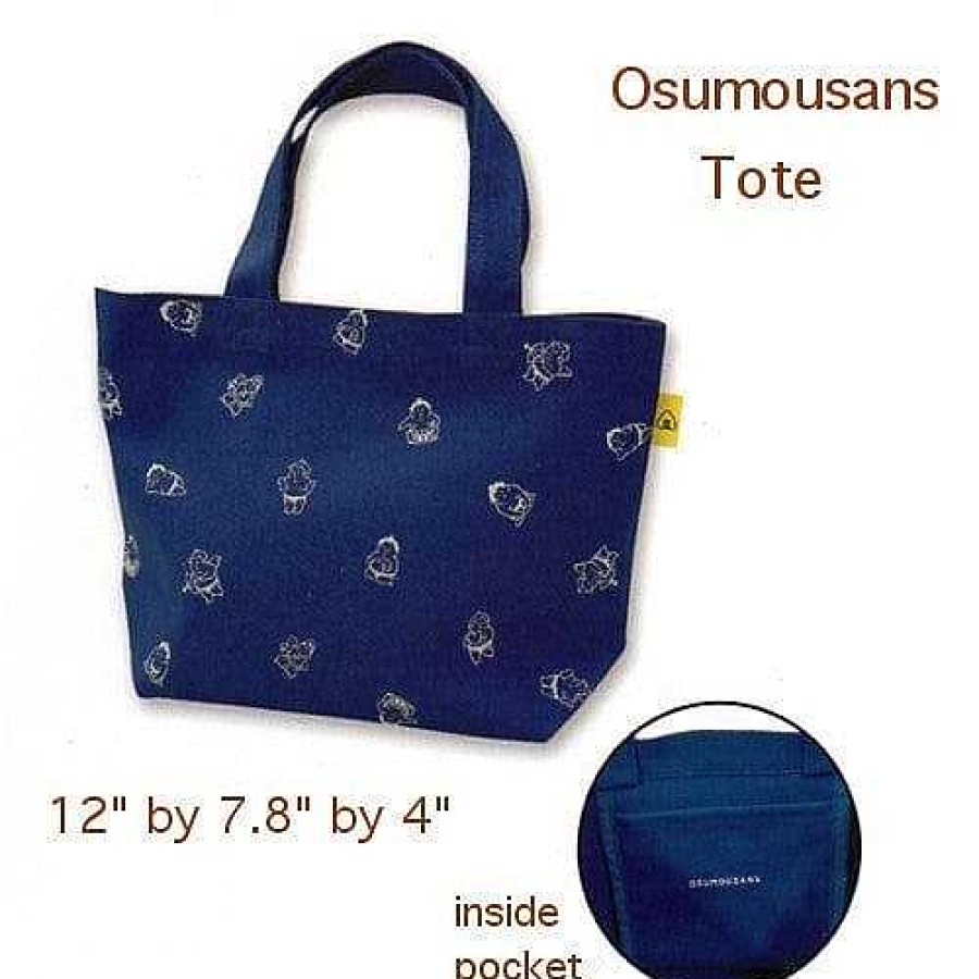 Styles Kawaii Import Totes | Mind Wave Osumou Sans Tote Bag: Blue