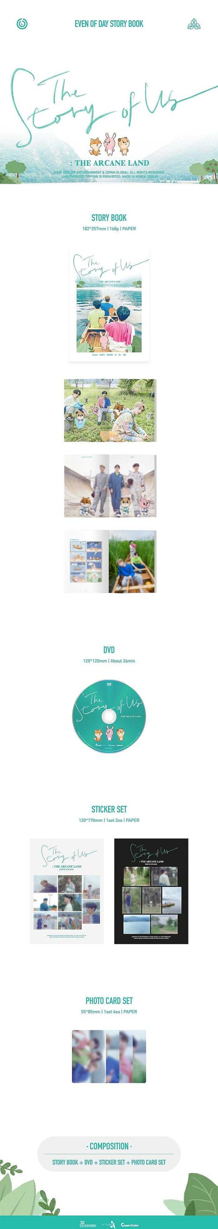 K-Pop Korea Pop Store | Even Of Day - Story Book [The Story Of Us: The Arcane Land]