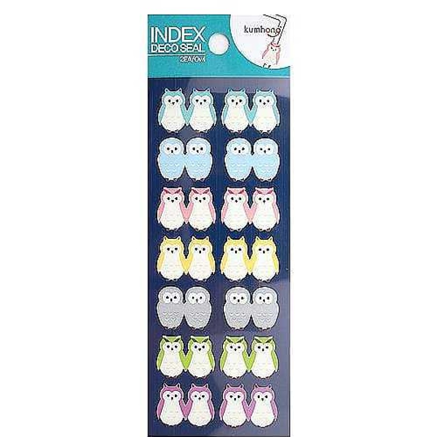 Stationery BeeCrazee Japanese Stickers | Owl Index Sticker