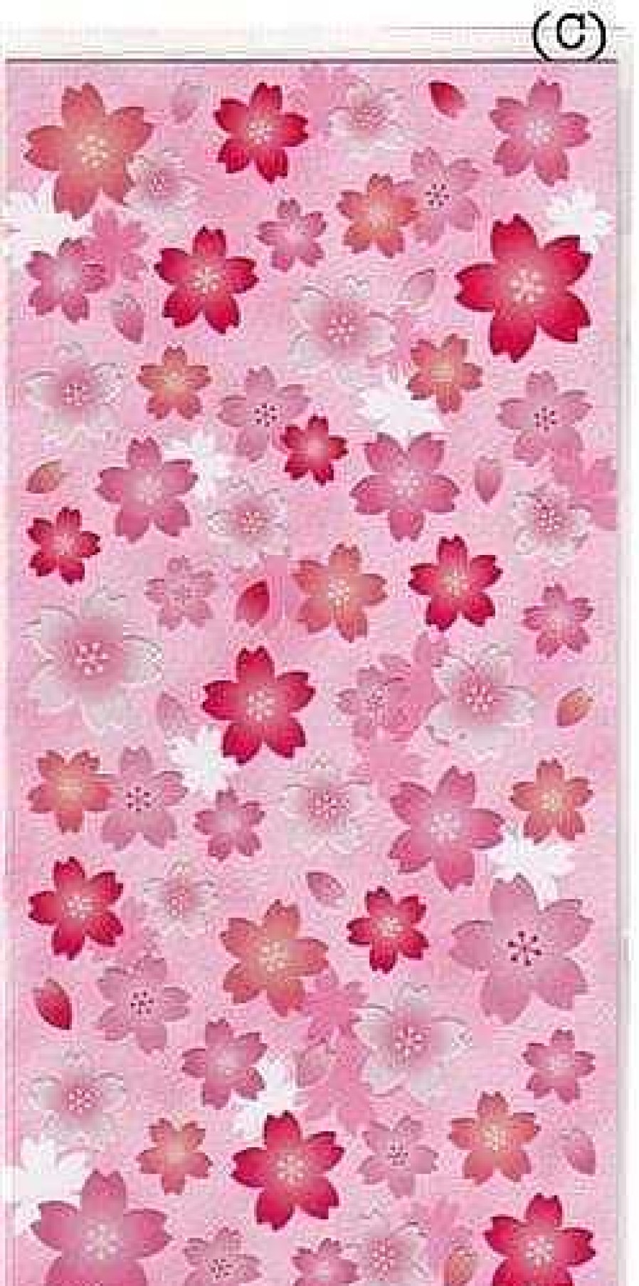 Stationery Kawaii Import Japanese Stickers | Kamio Sakura Cherry Blossoms Stickers: C