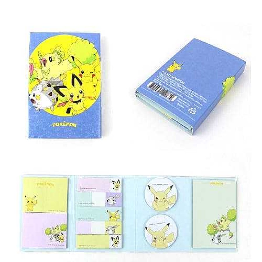 Stationery BeeCrazee Sticky Notes | Pokemon Fold Out 4-Sided Sticky Notes