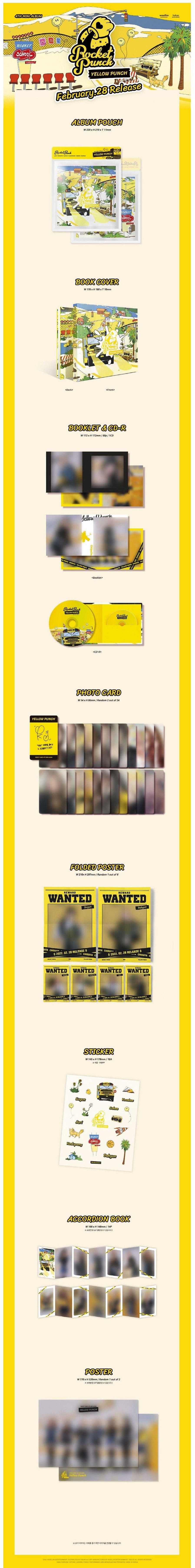 K-Pop Korea Pop Store | Rocket Punch - Yellow Punch (4Th Mini Album)